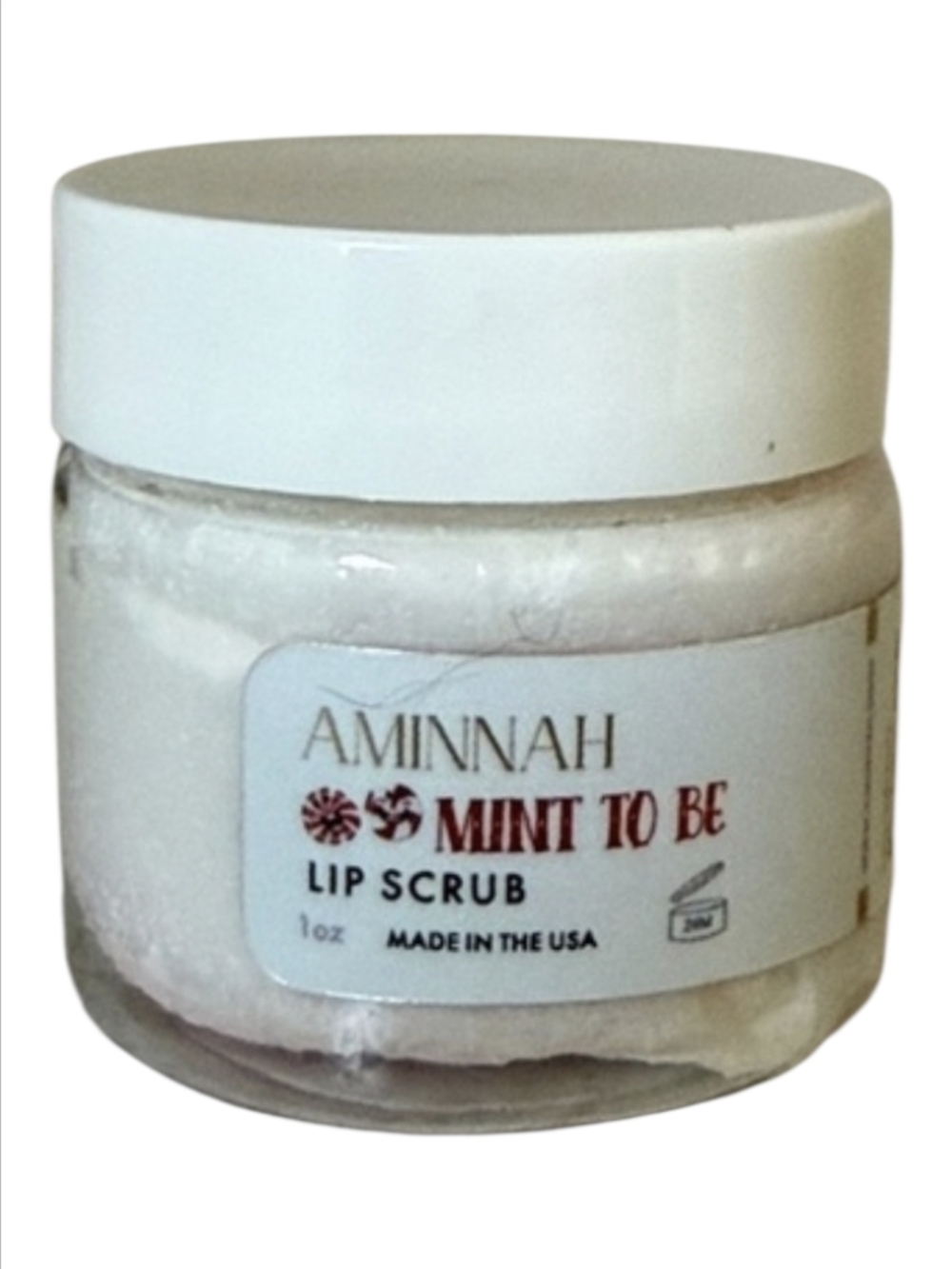Aminnah Mint To Be Lip Scrub - White